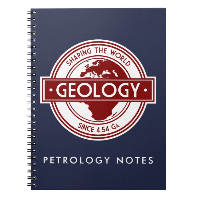 Geology- Shaping the World (Europe/Africa) Logo Notebook (Front)