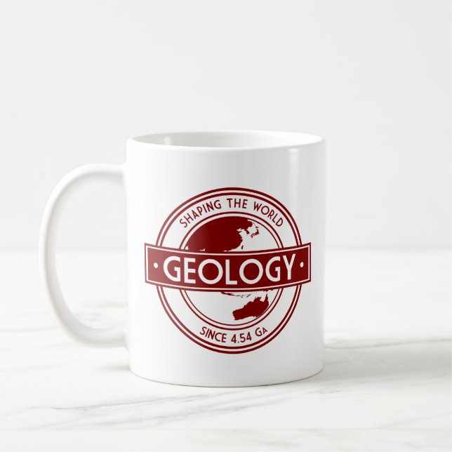 Geology- Shaping the World Logo (Asia/Australia) Coffee Mug (Left)