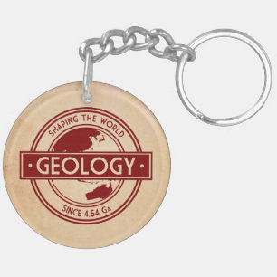 Geology- Shaping the World Logo (Asia/Australia) Key Ring