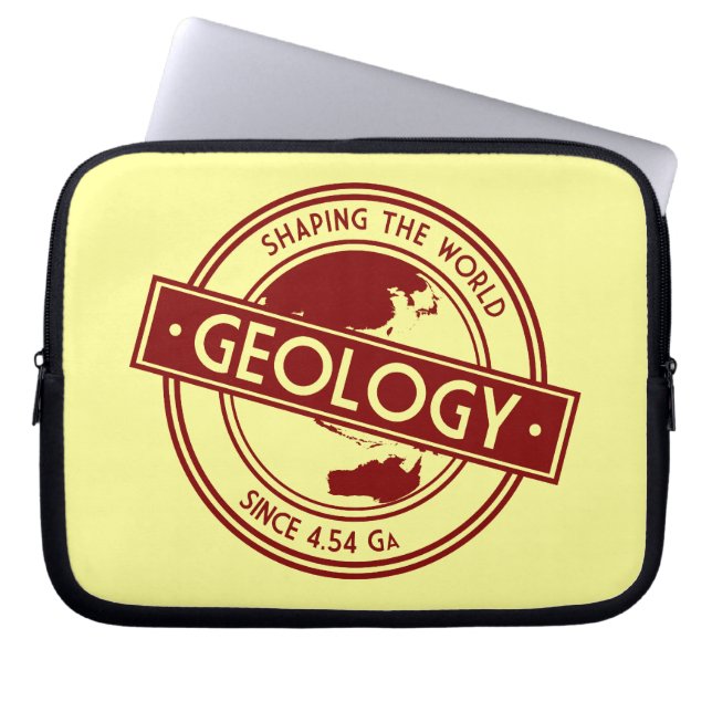 Geology- Shaping the World Logo (Asia/Australia) Laptop Sleeve (Front)