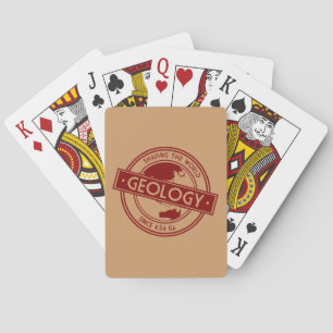 Geology- Shaping the World Logo (Asia/Australia) Playing Cards