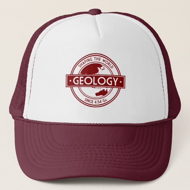 Geology- Shaping the World Logo (Asia/Australia) Trucker Hat (Front)
