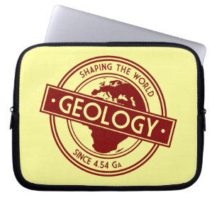Geology- Shaping the World Logo (Europe) Laptop Sleeve