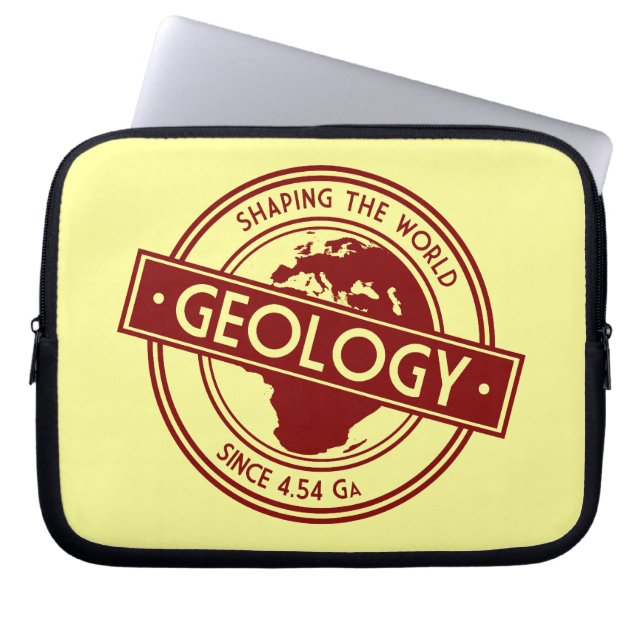Geology- Shaping the World Logo (Europe) Laptop Sleeve (Front)