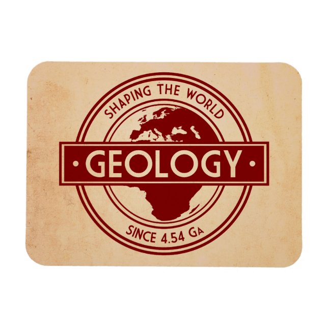 Geology- Shaping the World Logo (Europe) Magnet (Horizontal)