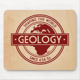 Geology- Shaping the World Logo (Europe) Mouse Mat
