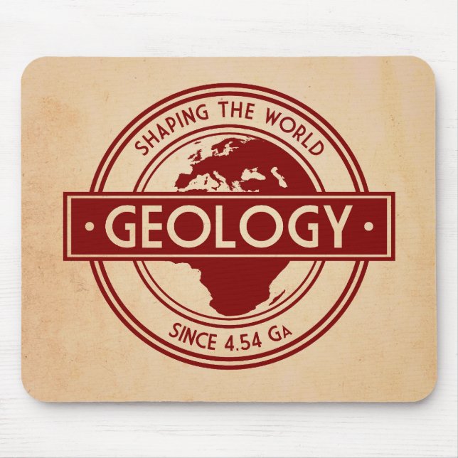 Geology- Shaping the World Logo (Europe) Mouse Mat (Front)