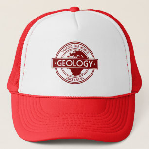 Geology- Shaping the World Logo (Europe) Trucker Hat