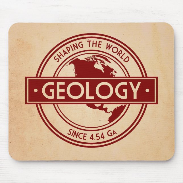 Geology- Shaping the World Logo (North America) Mouse Mat (Front)