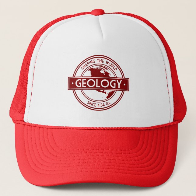 Geology- Shaping the World Logo (North America) Trucker Hat (Front)