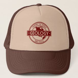 Geology- Shaping the World Logo (North America) Trucker Hat