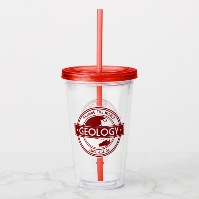 Geology- Shaping the World Since 4.54 Ga (AU Ver.) Acrylic Tumbler (Front)