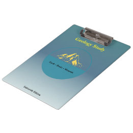 Geology Study Clipboard – Personalised