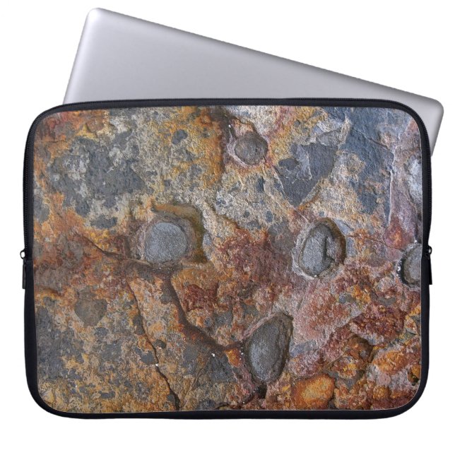 Geology Texture Sedementary Rock Laptop Sleeve (Front)