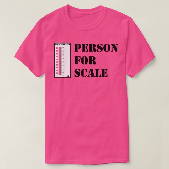 GeologyPerson For Scale T-Shirt (Design Front)