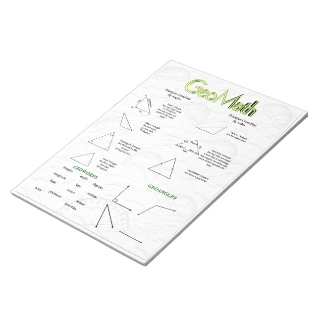 Geomath Notepad (Angled)