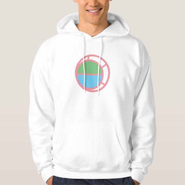 Geomesky by Masanser Pixelat Hoodie (Front)