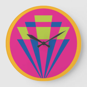 GEOMESKY DIAMOND BY MASANSER PIXELAT LARGE CLOCK