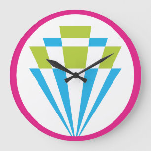 GEOMESKY DIAMOND BY MASANSER PIXELAT LARGE CLOCK