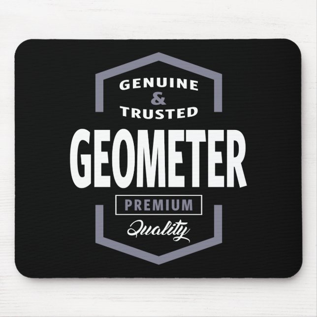 Geometer | Gift Ideas Mouse Mat (Front)