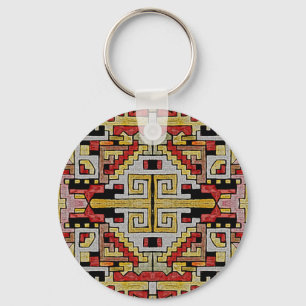 Geomethric Tribal/Ethnic Pattern Key Ring