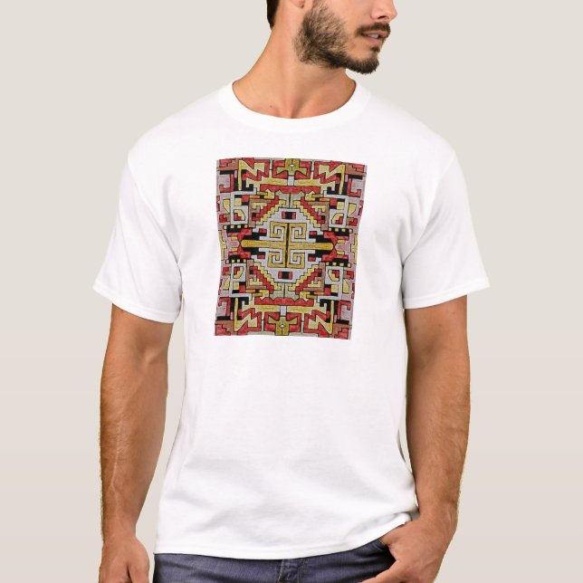Geomethric Tribal/Ethnic Pattern T-Shirt (Front)