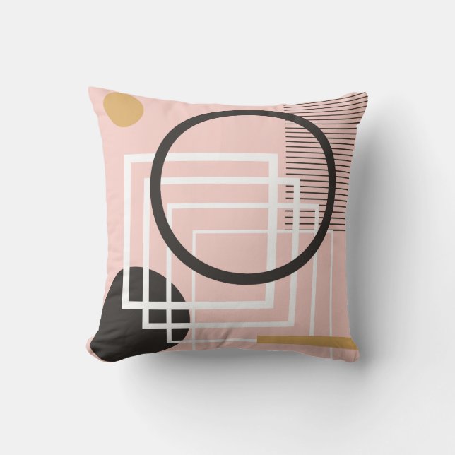 Geometic Abstract Cushion (Front)