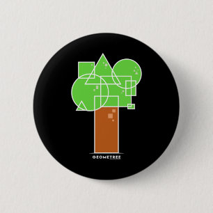 Geometree I 6 Cm Round Badge