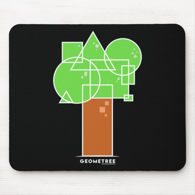 Geometree I Mouse Mat (Front)