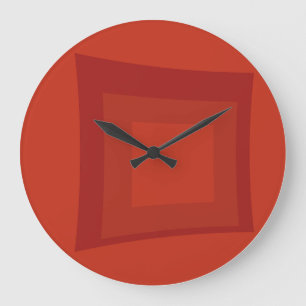 Geometria de Geomesky by Masanser Pixelat Large Clock