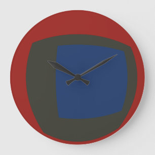 Geometria de Geomesky by Masanser Pixelat Large Clock