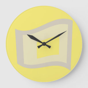 Geometria de Geomesky by Masanser Pixelat Large Clock