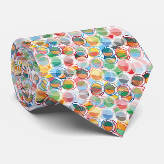 Geometria de Geomesky by Masanser Pixelat Tie (Rolled)