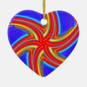 Geometric 160614 (04) ceramic tree decoration