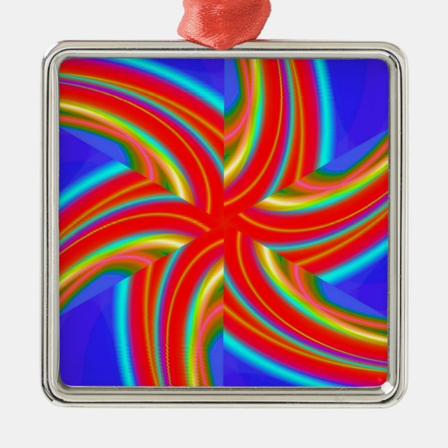 Geometric 160614 (04) metal tree decoration (Front)