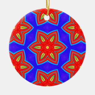 Geometric 160614 (05) ceramic tree decoration