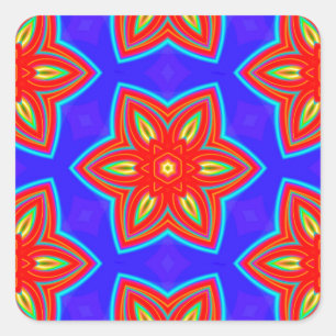 Geometric 160614 (05) square sticker