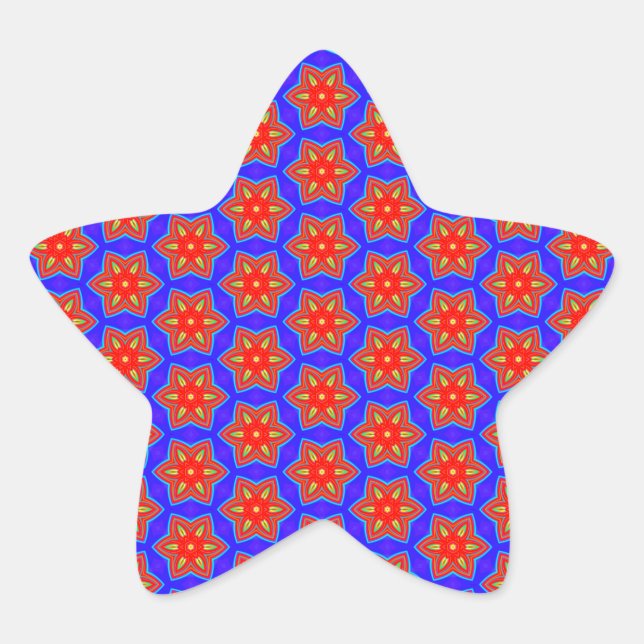 Geometric 160614 (05) star sticker (Front)
