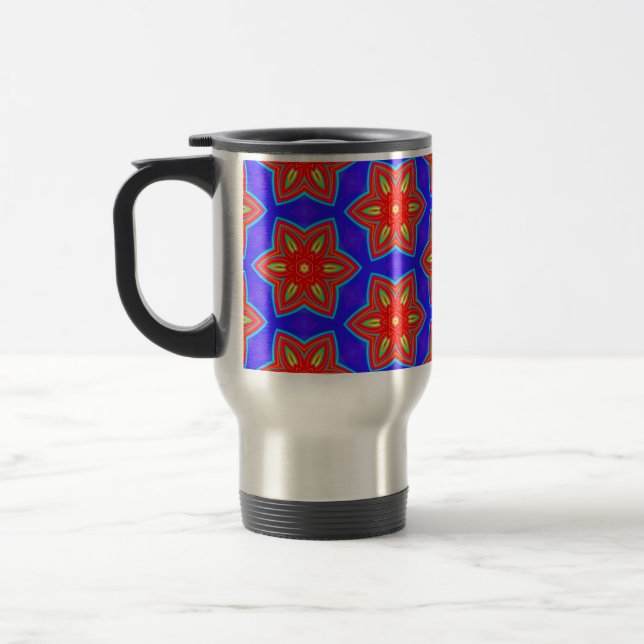 Geometric 160614 (05) travel mug (Left)