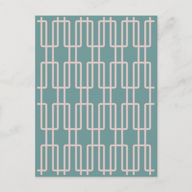 Geometric 1 Abstract Pattern Postcard (Front)
