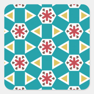 Geometric 230614 (01) square sticker