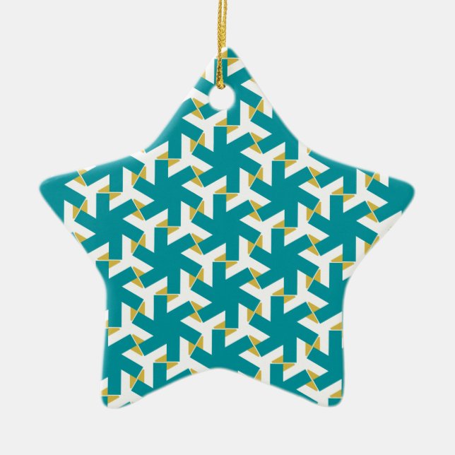 Geometric 230614 (03) ceramic tree decoration (Front)
