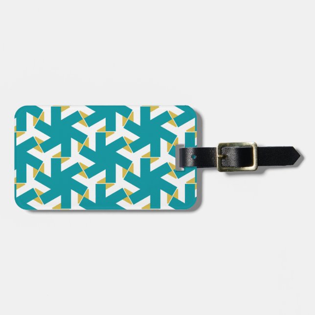 Geometric 230614 (03) luggage tag (Front Horizontal)