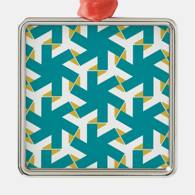 Geometric 230614 (03) metal tree decoration (Front)