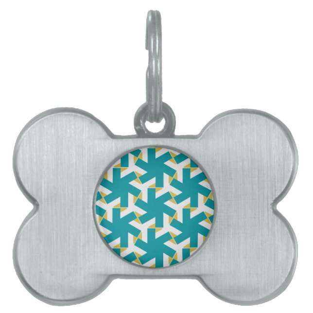 Geometric 230614 (03) pet ID tag (Front)