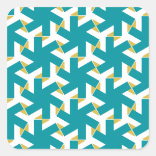 Geometric 230614 (03) square sticker