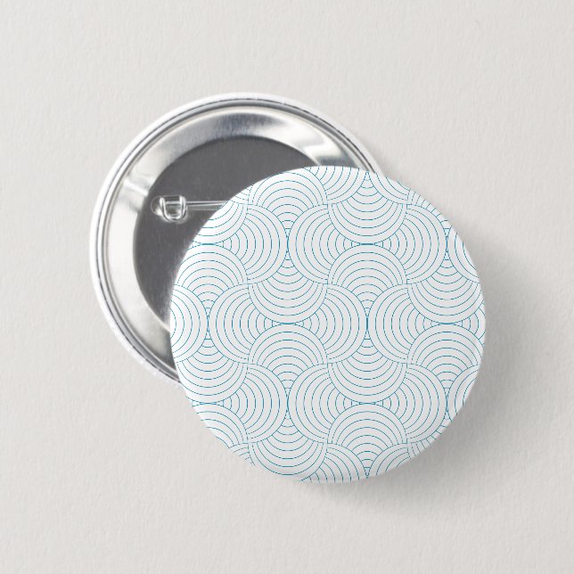 geometric #2 6 cm round badge (Front & Back)