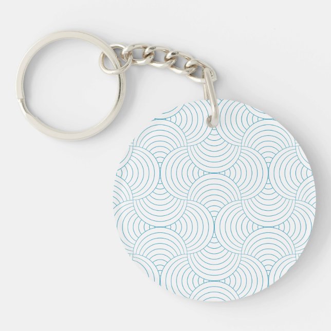 geometric #2 key ring (Front)
