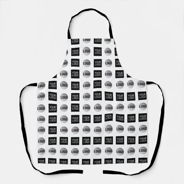 Geometric 2 Logo Pattern Design Apron (Front)
