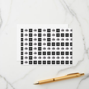 Geometric 2 Logo Pattern Design Enclosure Card